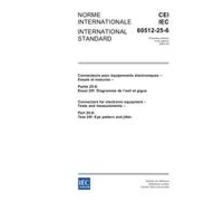 IEC 60512-25-6 Ed. 1.0 b PDF