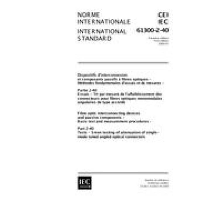 IEC 61300-2-40 Ed. 1.0 b PDF