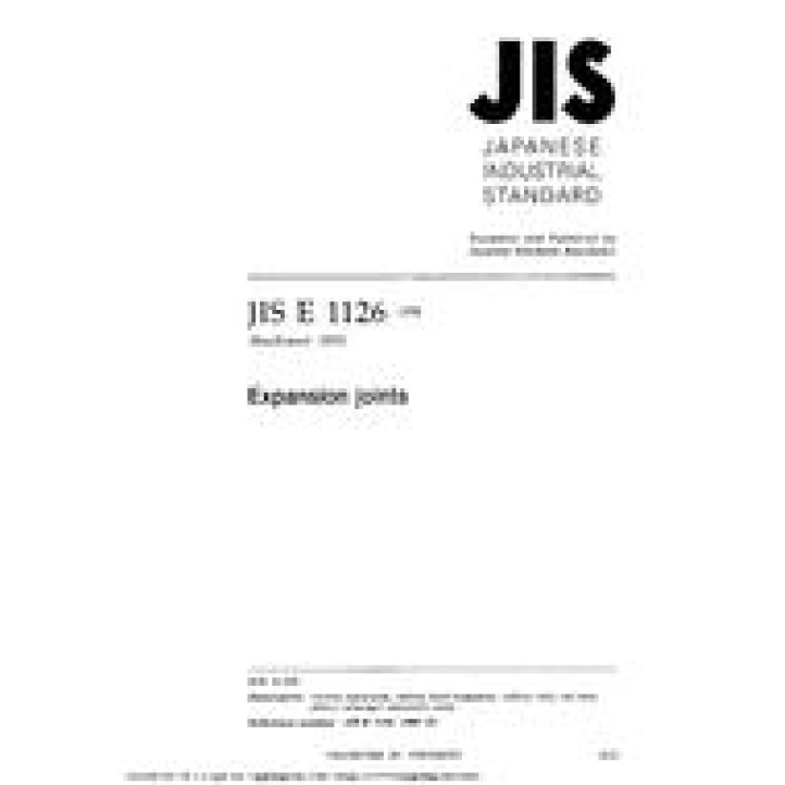 JIS E 1126 PDF