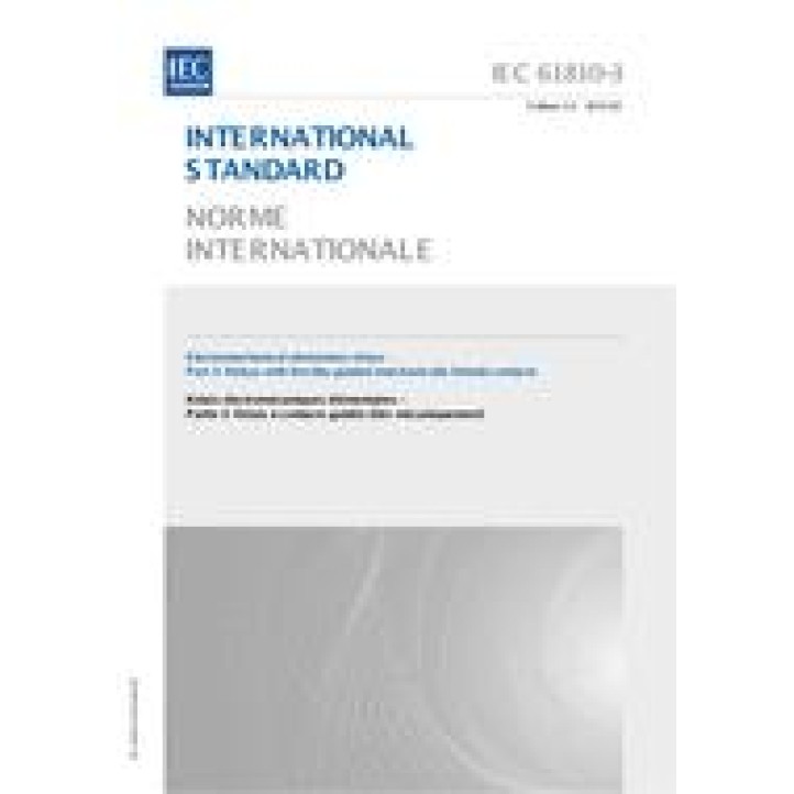 IEC 61810-3 Ed. 1.0 b PDF