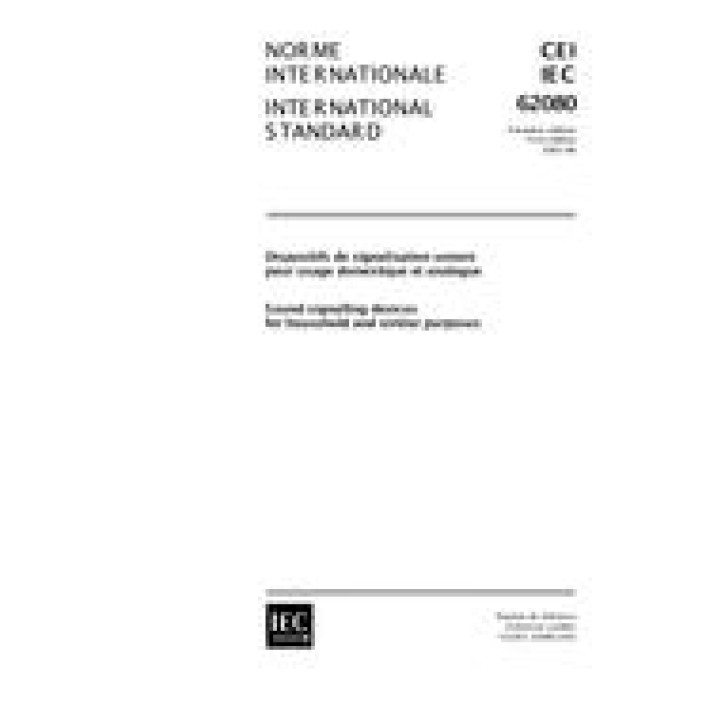 IEC 62080 Ed. 1.0 b PDF