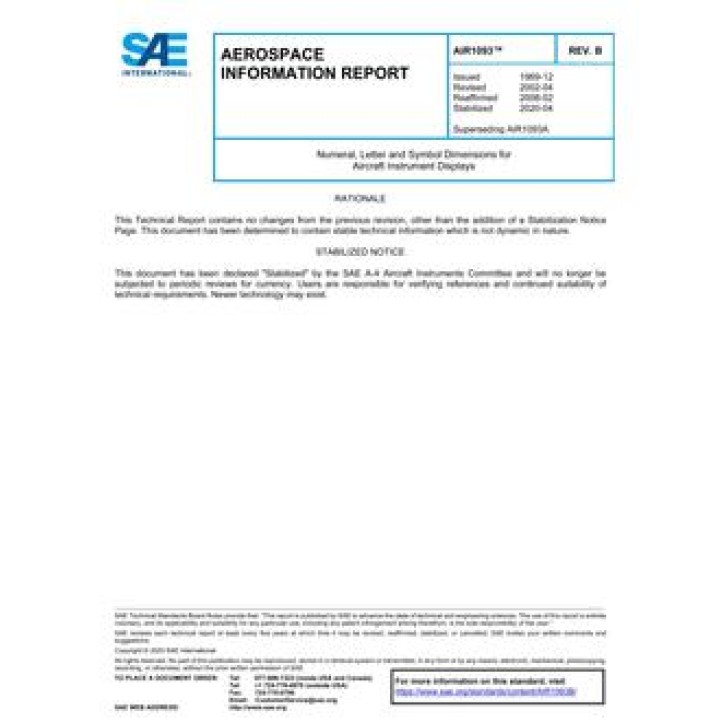 SAE AIR1093B PDF