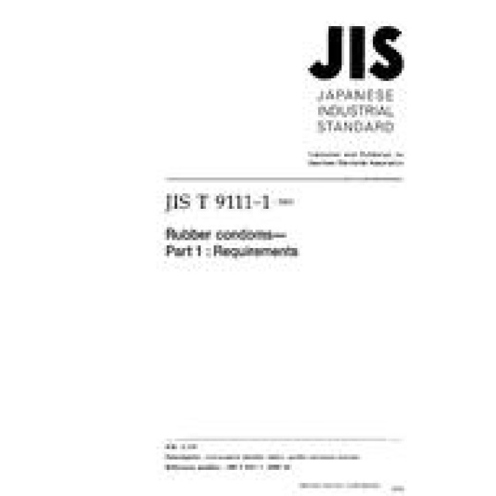 JIS T 9111-1 PDF