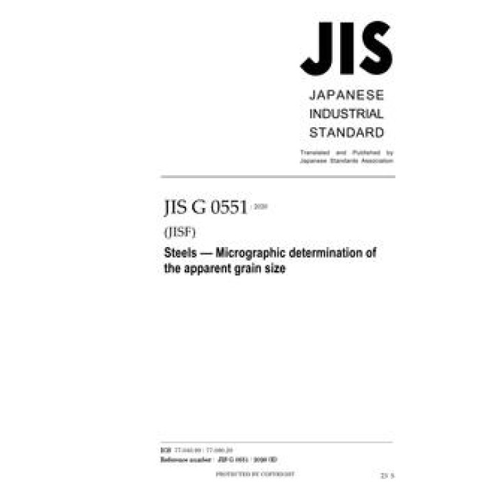 JIS G 0551 PDF