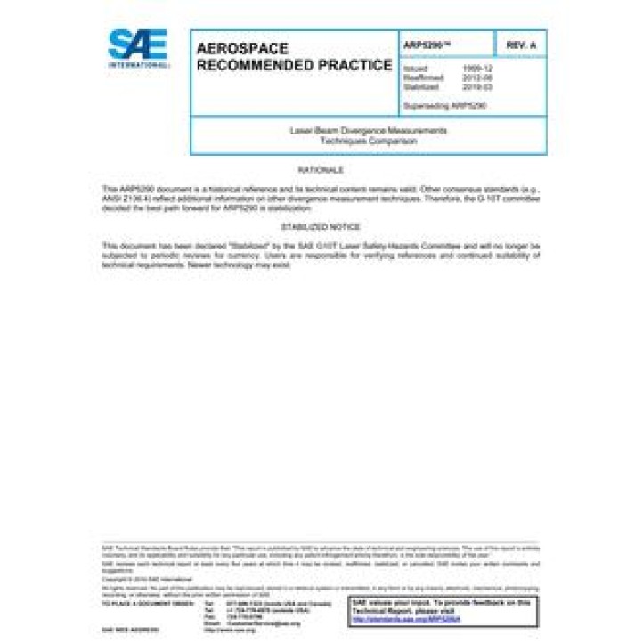 SAE ARP5290A PDF