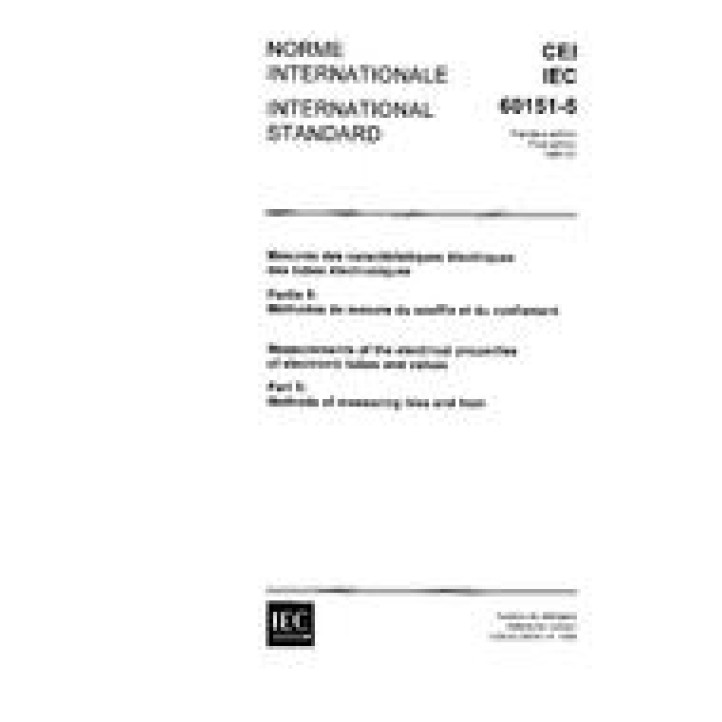 IEC 60151-5 Ed. 1.0 b PDF