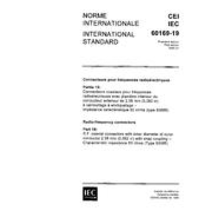 IEC 60169-19 Ed. 1.0 b PDF