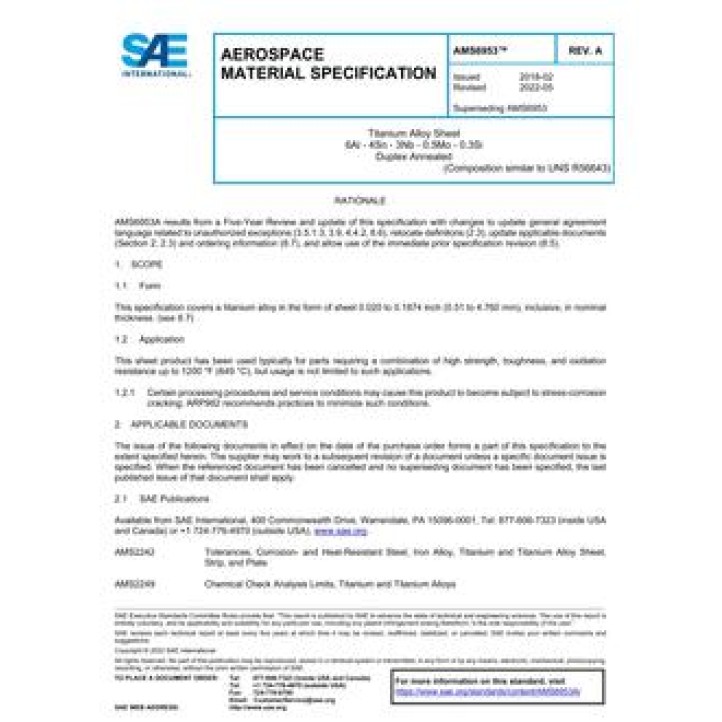 SAE AMS6953A PDF