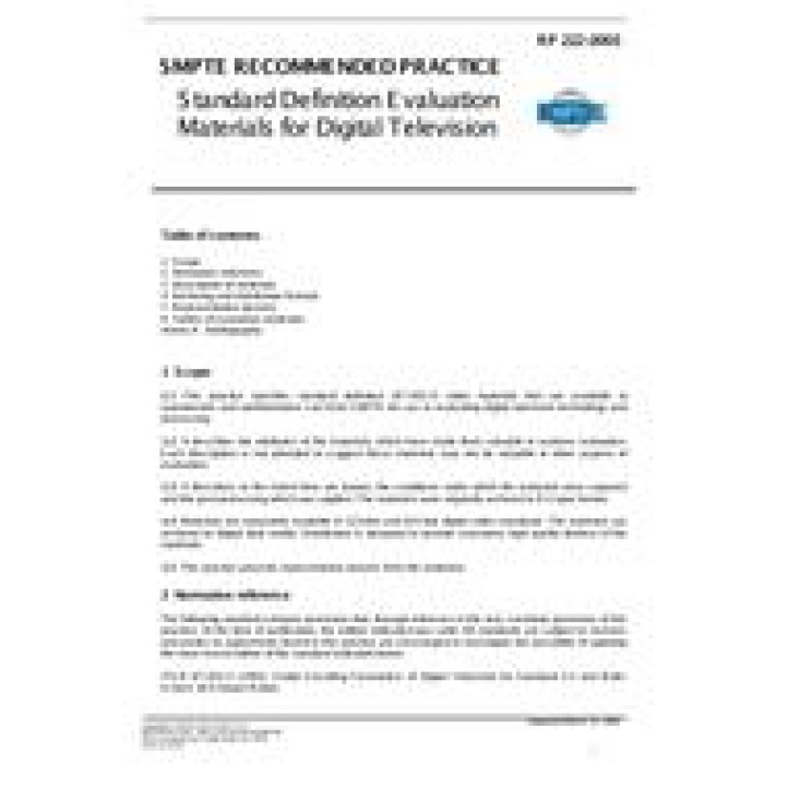 SMPTE RP 222 PDF