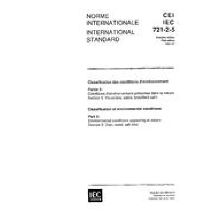 IEC 60721-2-5 Ed. 1.0 b PDF