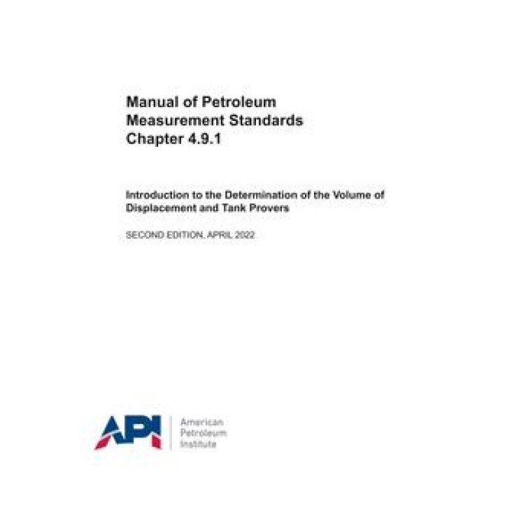 API MPMS Chapter 4.9.1 PDF download