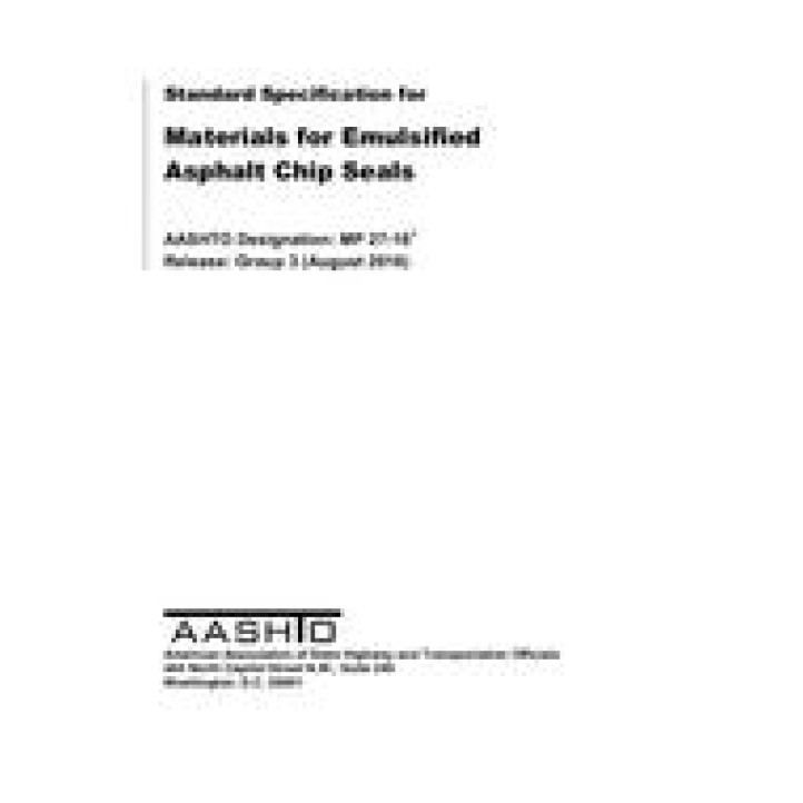 AASHTO MP 27 PDF download