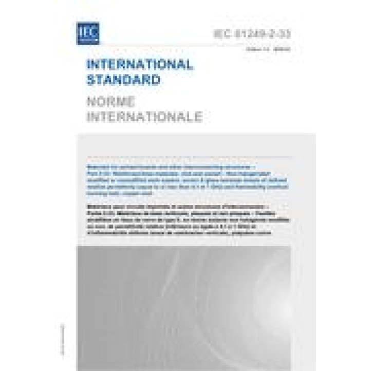 IEC 61249-2-33 Ed. 1.0 b PDF