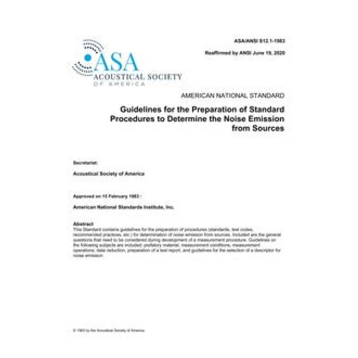 ASA S12.1 PDF download