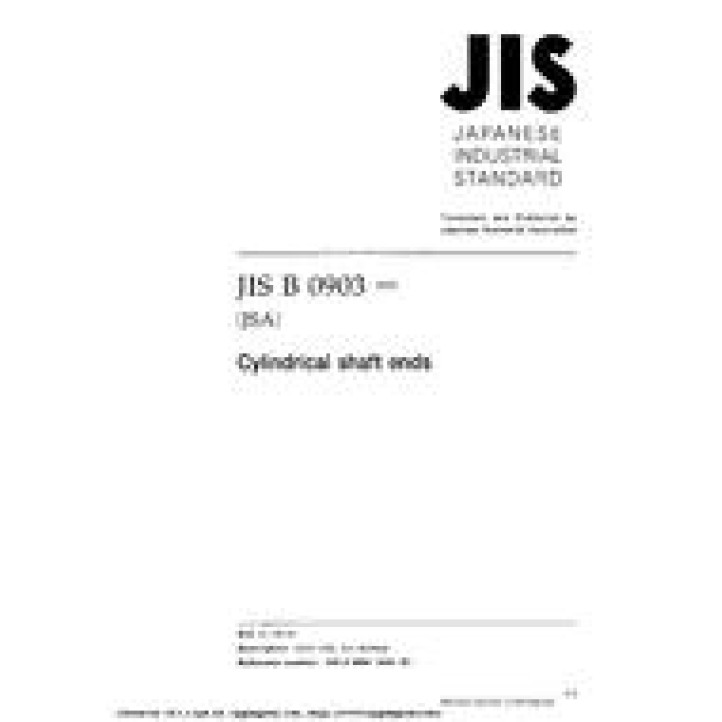 JIS B 0903 PDF