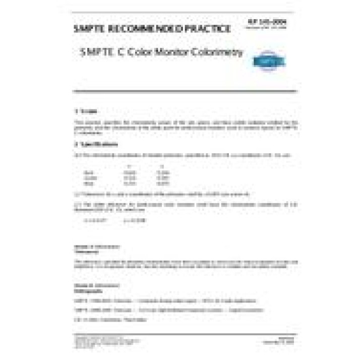 SMPTE RP 145 PDF