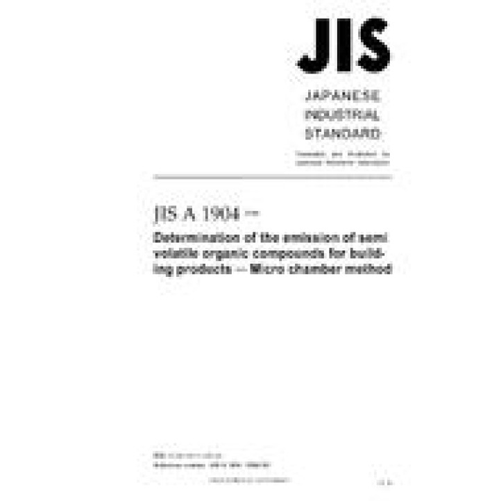 JIS A 1904 PDF