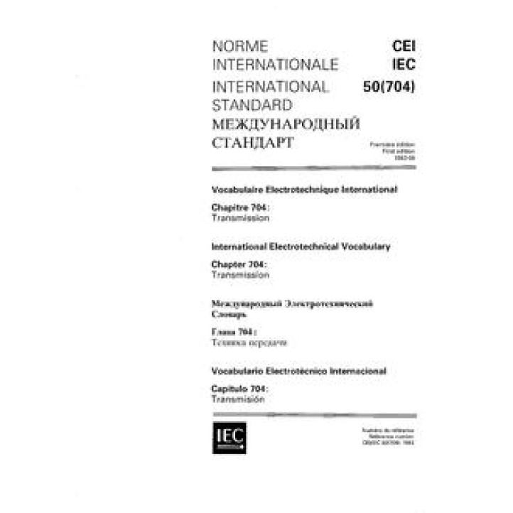 IEC 60050-704 Ed. 1.0 t PDF