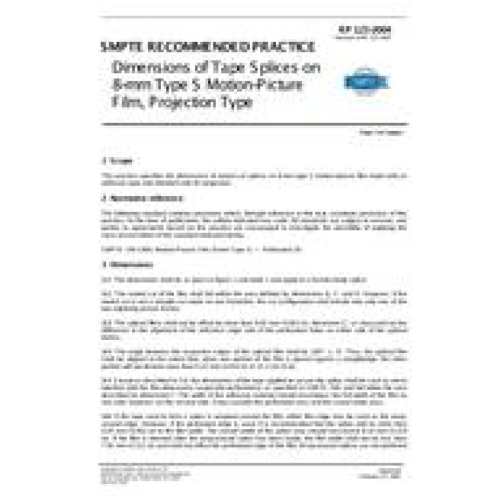 SMPTE RP 123 PDF