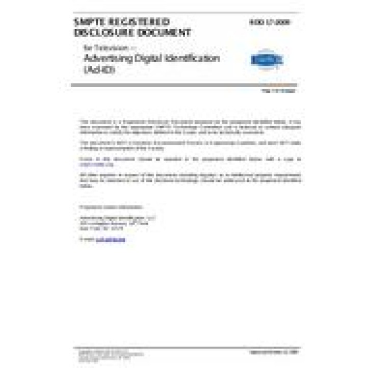 SMPTE RDD 17 PDF