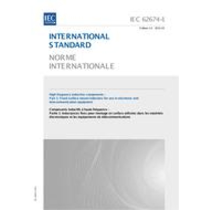 IEC 62674-1 Ed. 1.0 b PDF