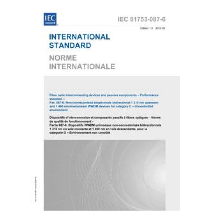 IEC 61753-087-6 Ed. 1.0 b PDF