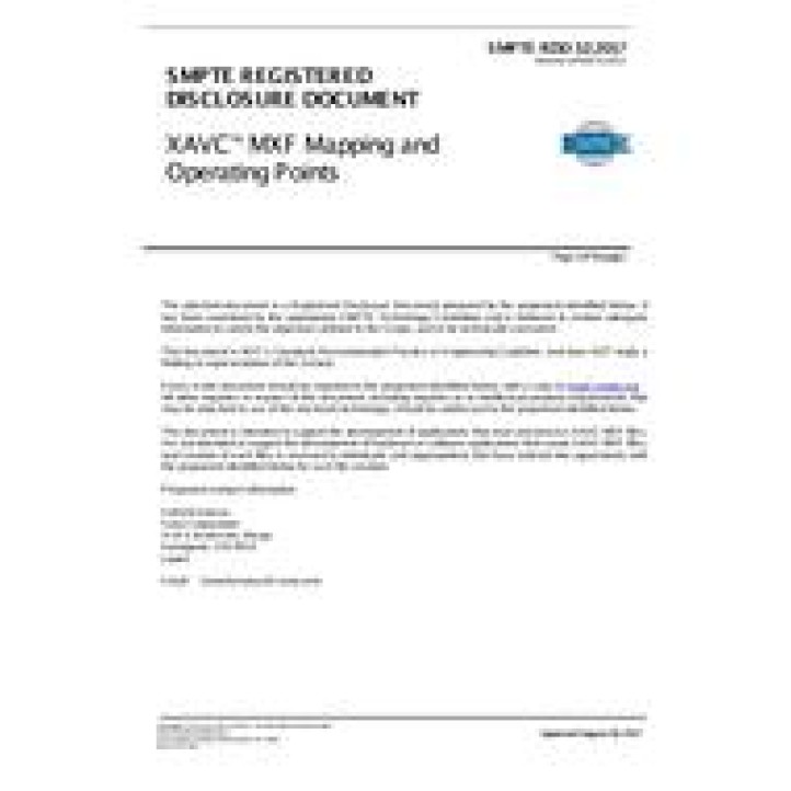 SMPTE RDD 32 PDF