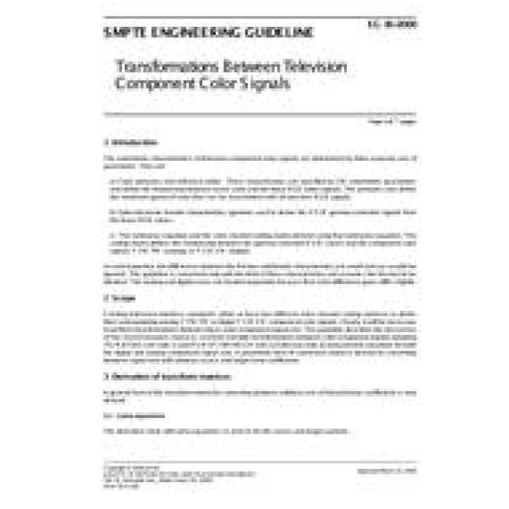 SMPTE EG 36 PDF