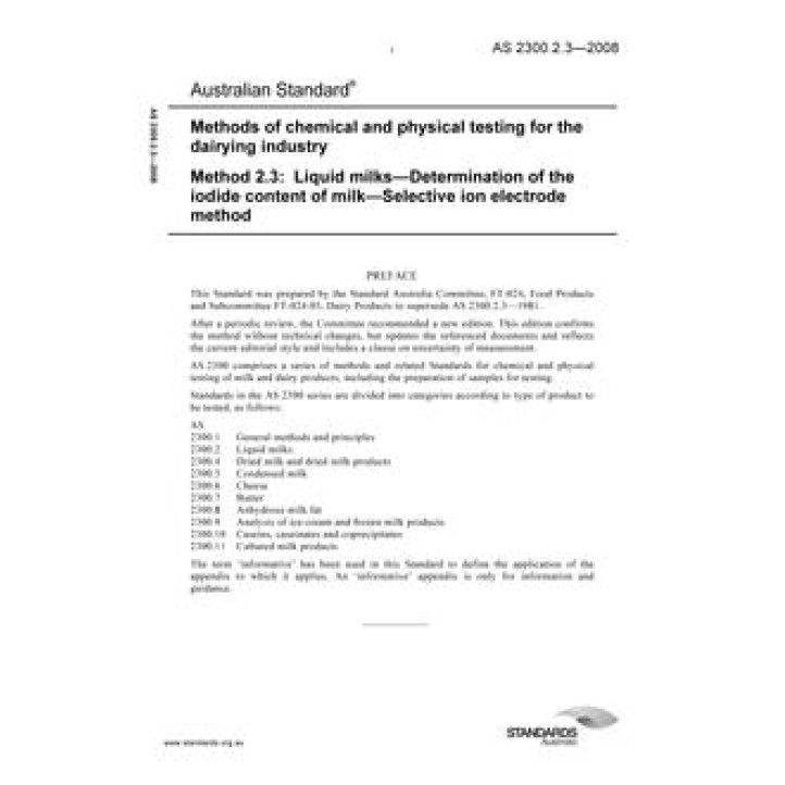 AS 2300.2.3 PDF