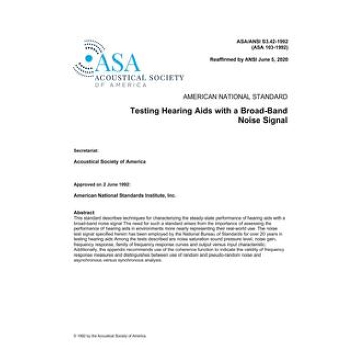 ASA S3.42 Part 1 PDF