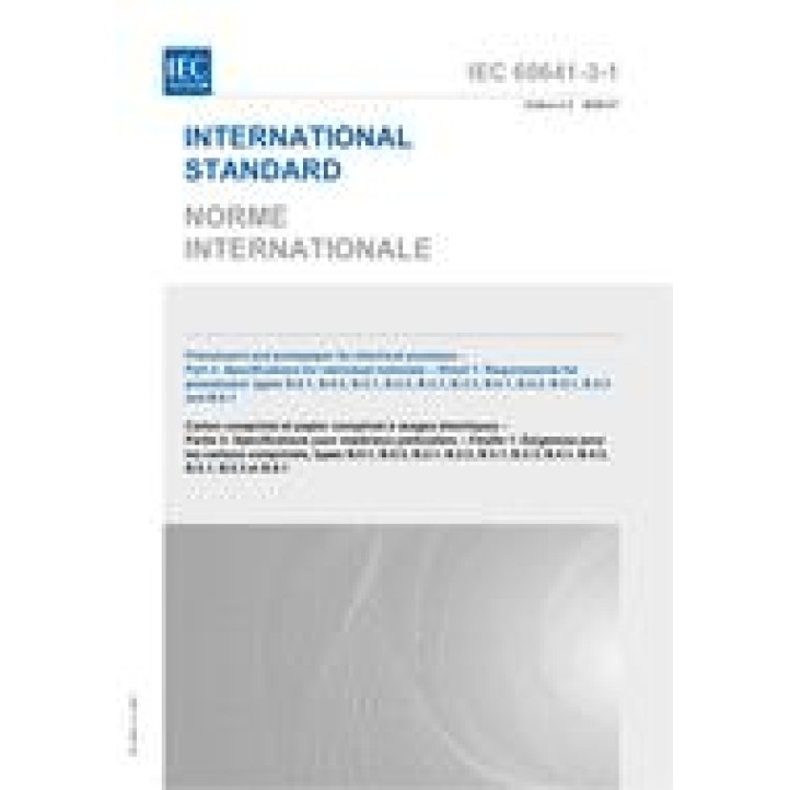 IEC 60641-3-1 Ed. 2.0 b PDF