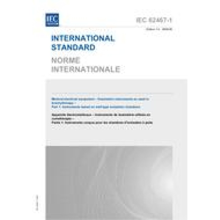 IEC 62467-1 Ed. 1.0 b PDF