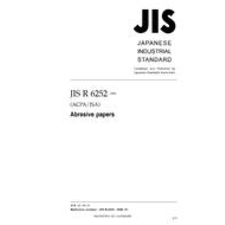 JIS R 6252 PDF