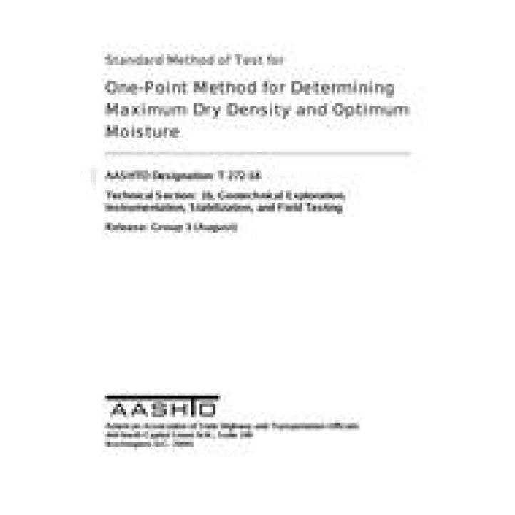 AASHTO T 272 PDF