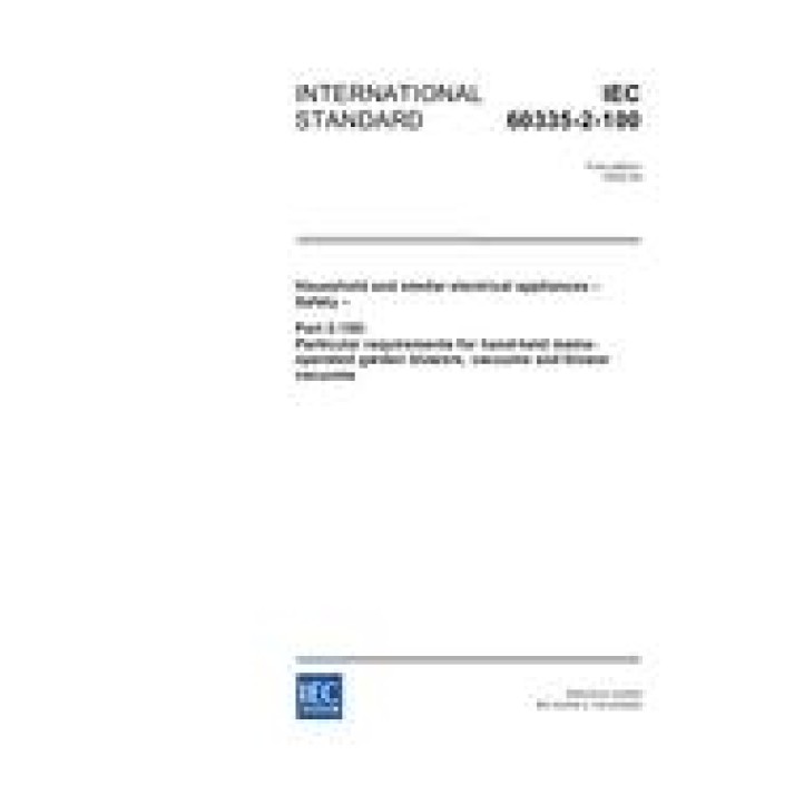 IEC 60335-2-100 Ed. 1.0 en PDF