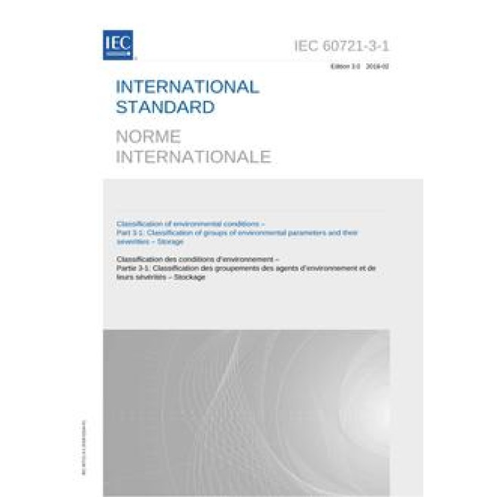 IEC 60721-3-1 Ed. 3.0 b PDF