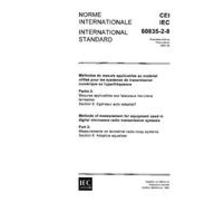 IEC 60835-2-8 Ed. 1.0 b PDF