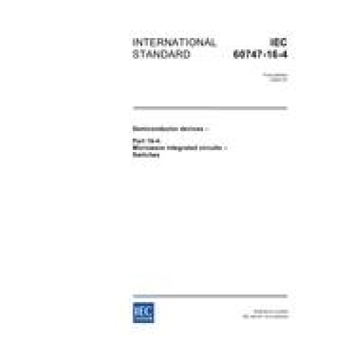 IEC 60747-16-4 Ed. 1.0 en PDF