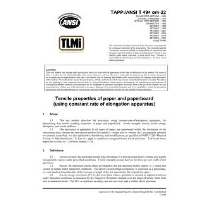 TAPPI T494 PDF