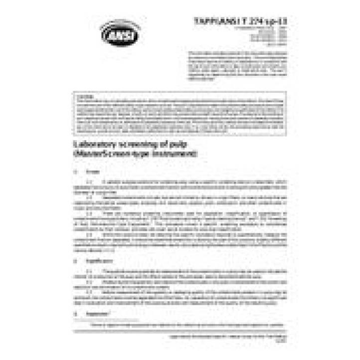 TAPPI T 274 PDF