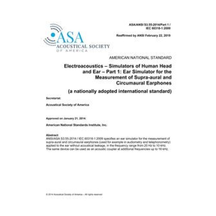 ASA S3.55 Part 1 PDF