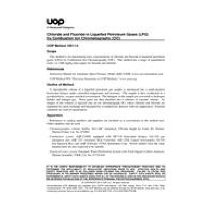 UOP 1001 PDF