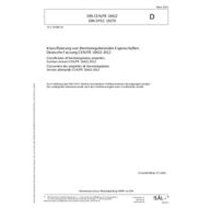 DIN CEN/TR 16422 PDF