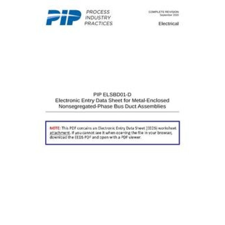 PIP ELSBD01-D EEDS PDF