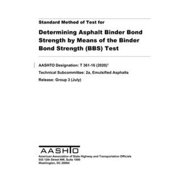 AASHTO T 361 PDF