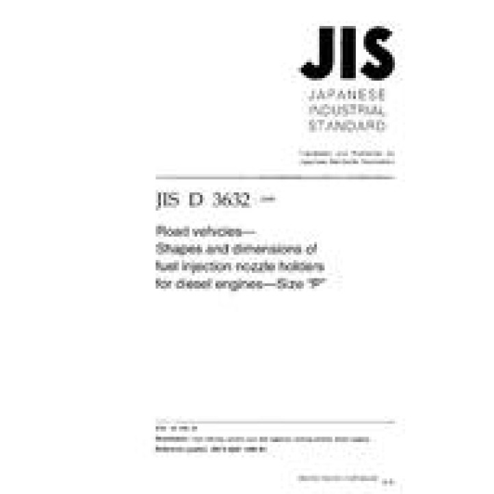 JIS D 3632 PDF