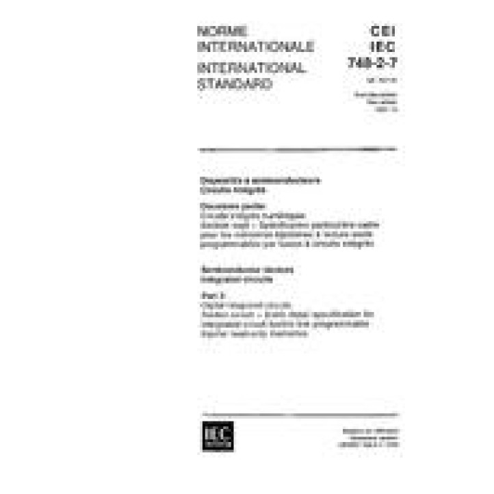 IEC 60748-2-7 Ed. 1.0 b PDF