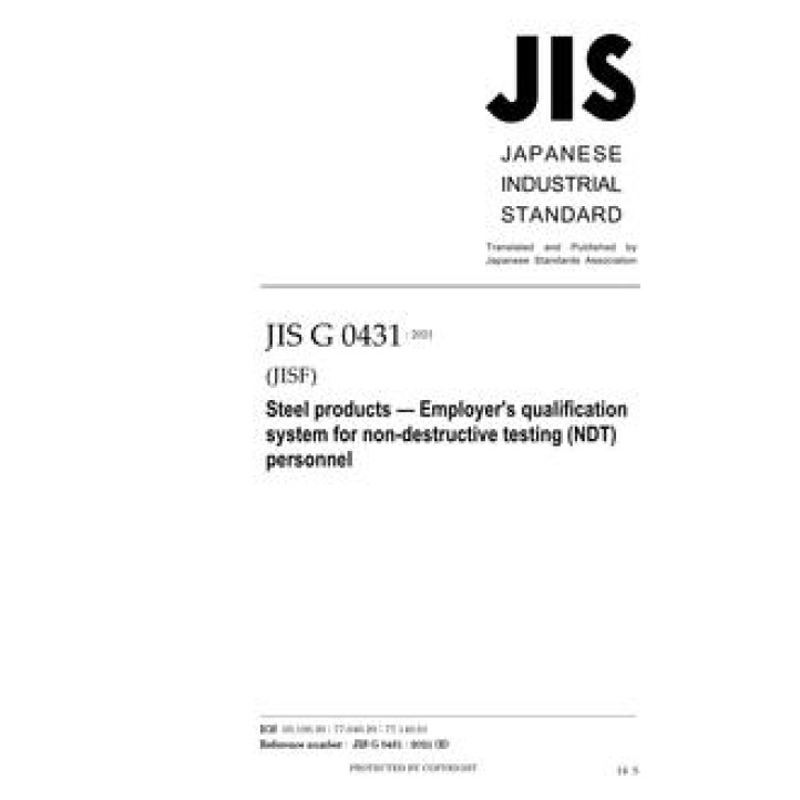 JIS G 0431 PDF