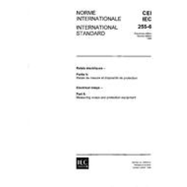 IEC 60255-6 Ed. 2.0 b PDF