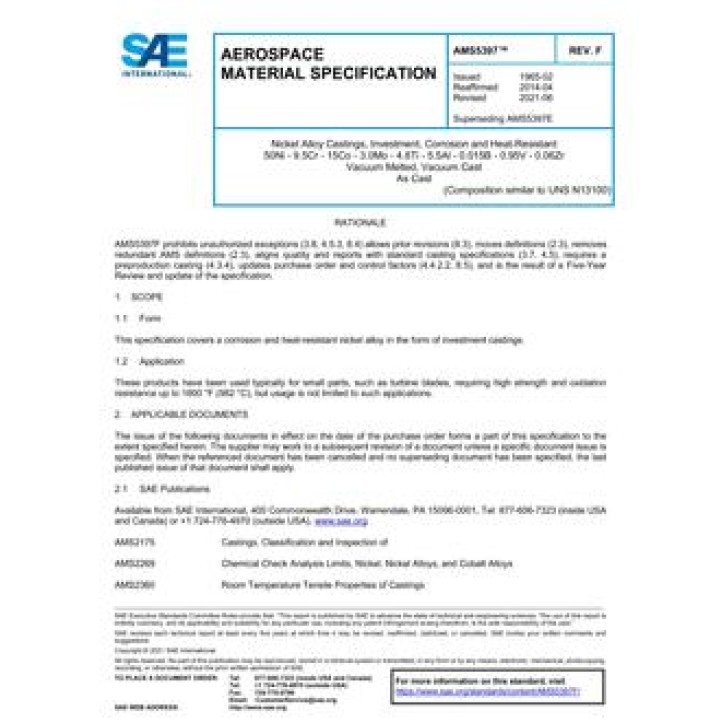 SAE AMS5397F PDF